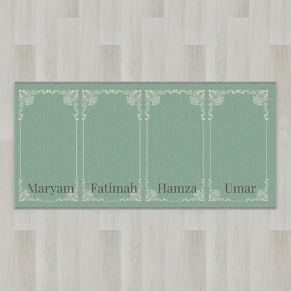 Gilded Frame Personalized Prayer Mat