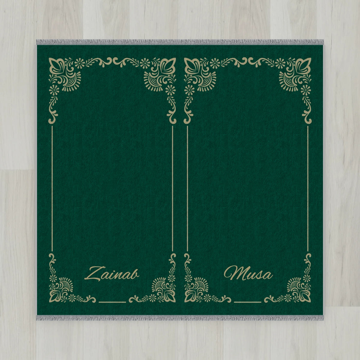 Gilded Frame Personalized Prayer Mat