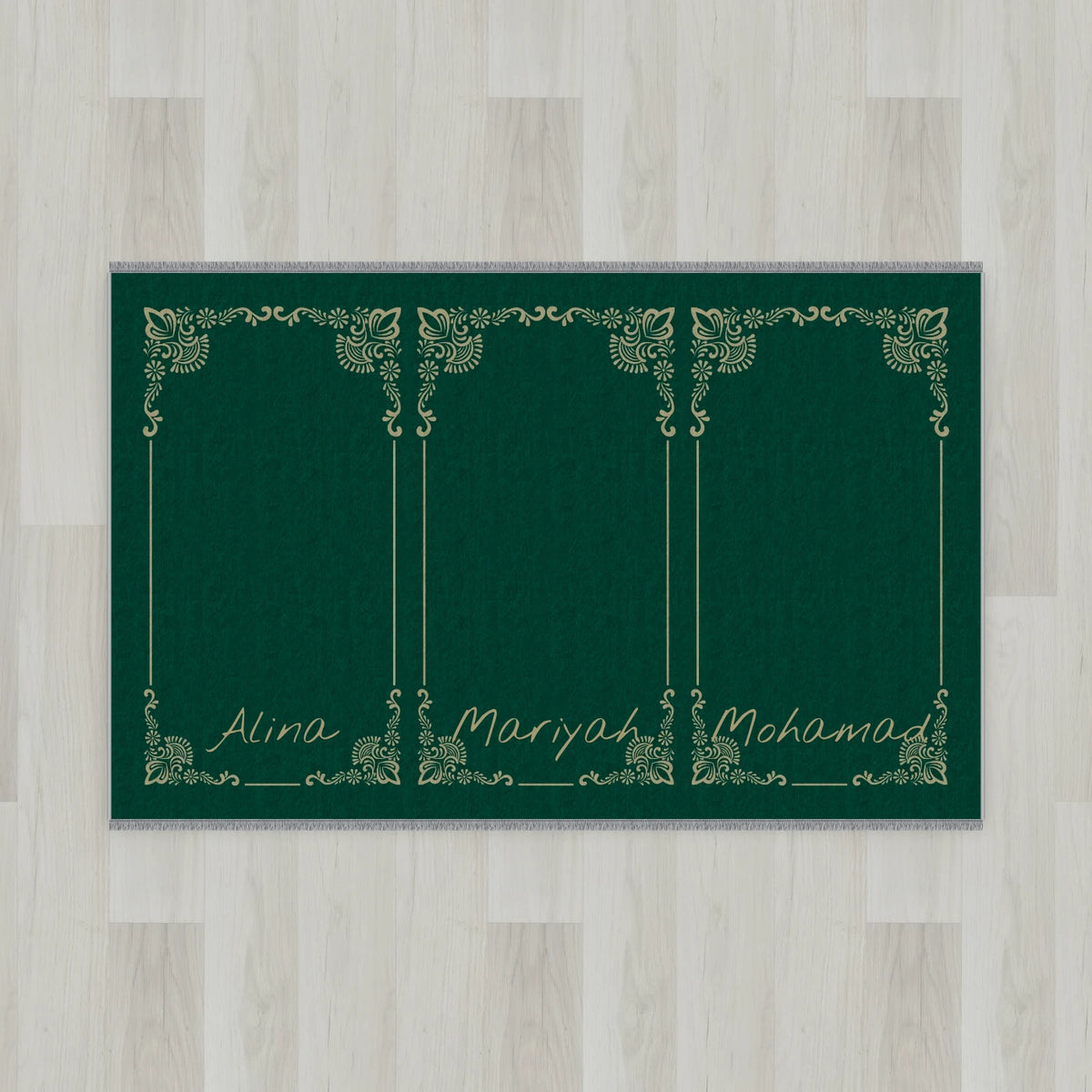 Gilded Frame Personalized Prayer Mat