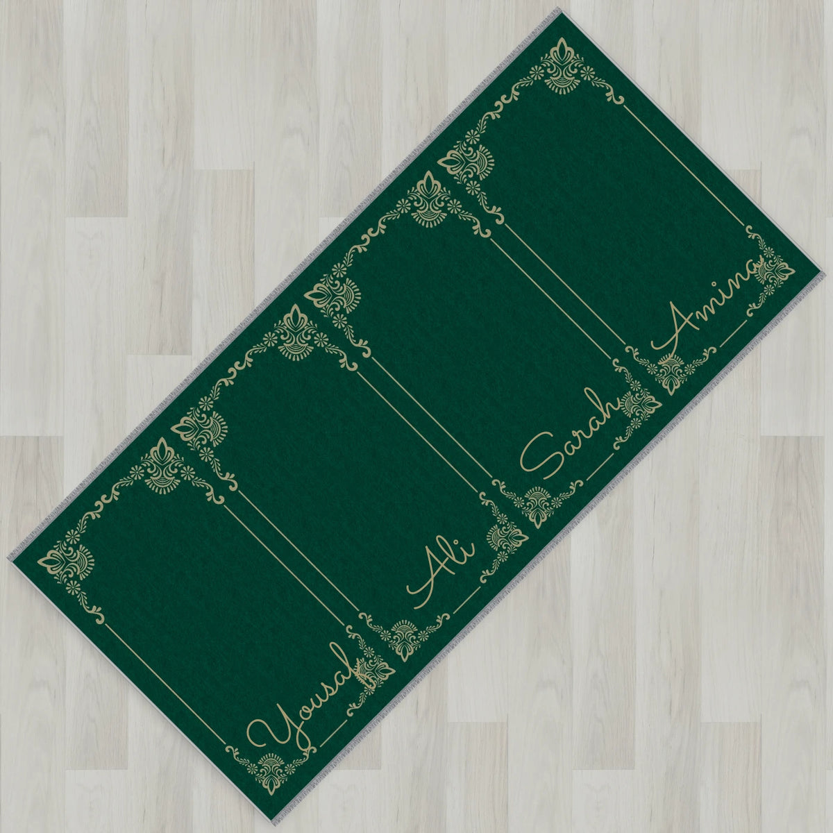 Gilded Frame Personalized Prayer Mat