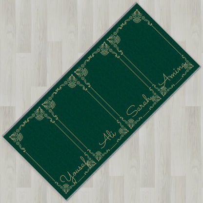 Gilded Frame Personalized Prayer Mat