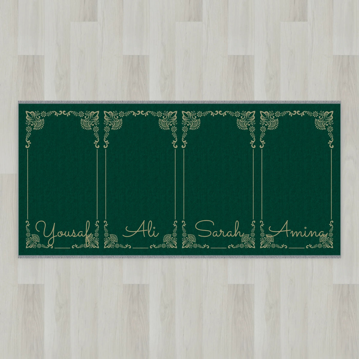 Gilded Frame Personalized Prayer Mat