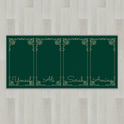 Gilded Frame Personalized Prayer Mat