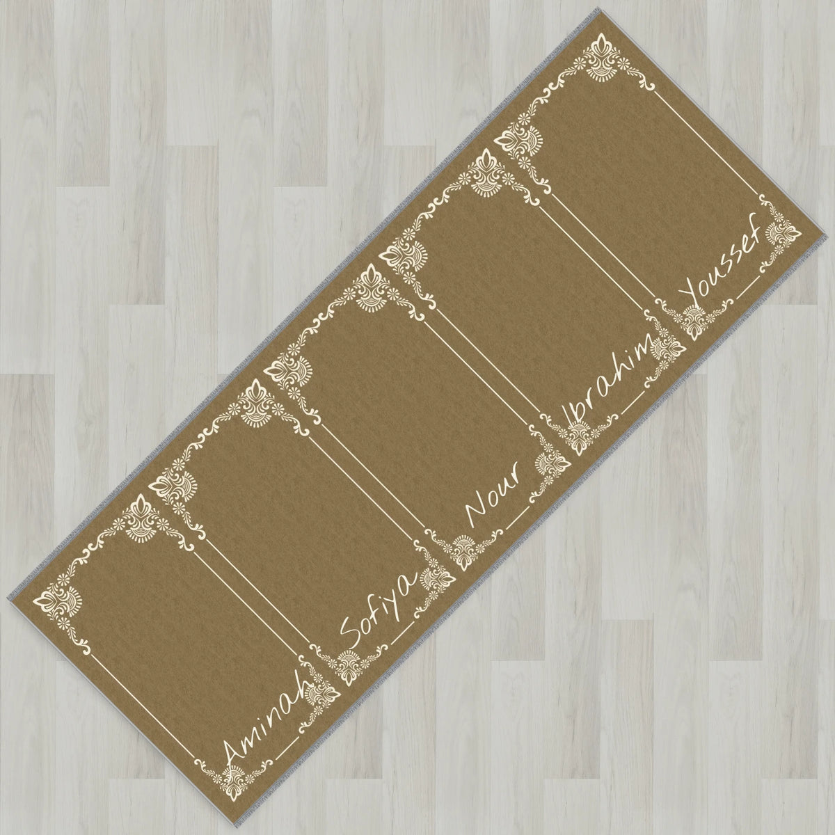 Gilded Frame Personalized Prayer Mat