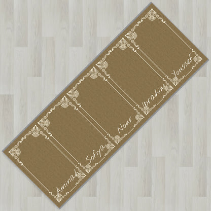 Gilded Frame Personalized Prayer Mat