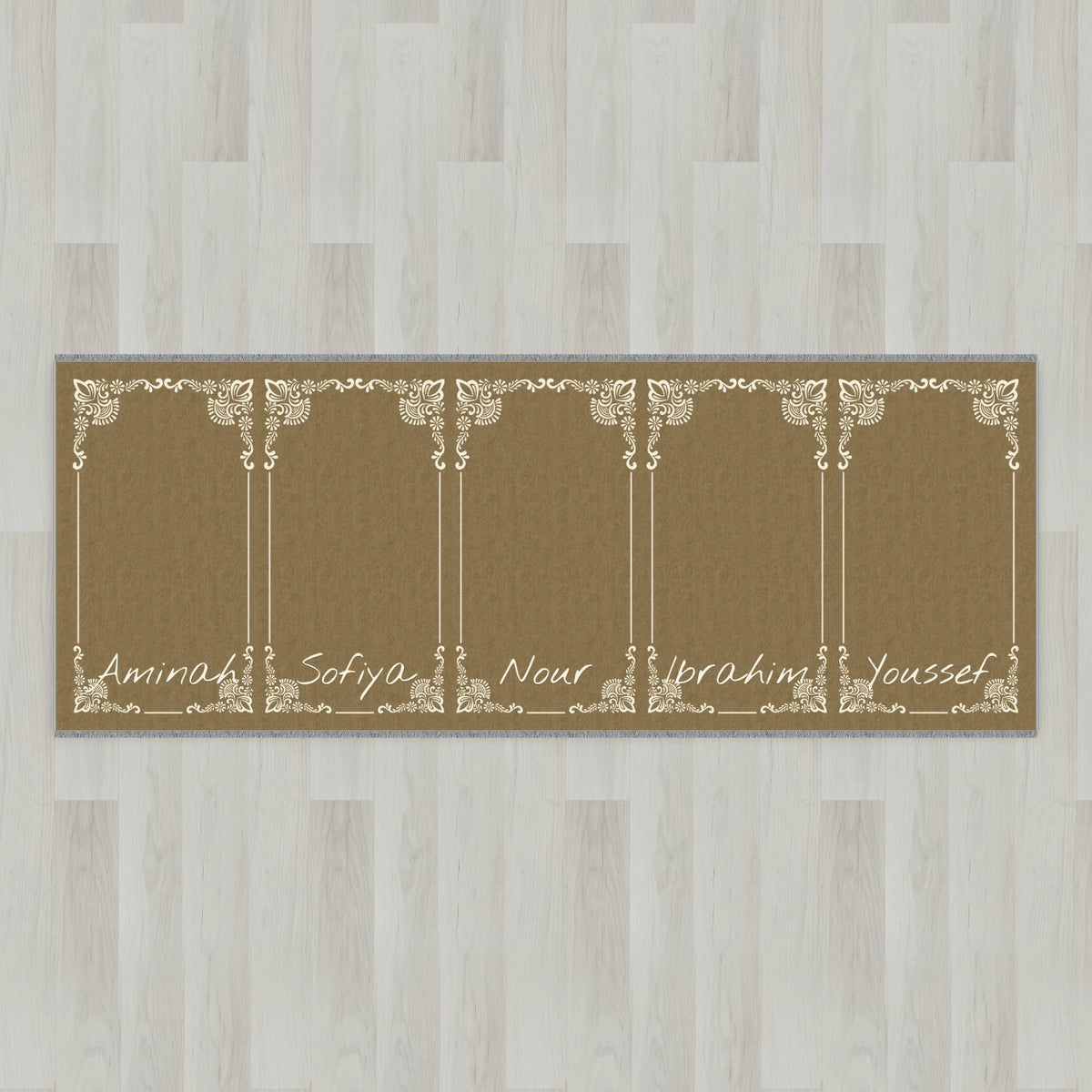 Gilded Frame Personalized Prayer Mat