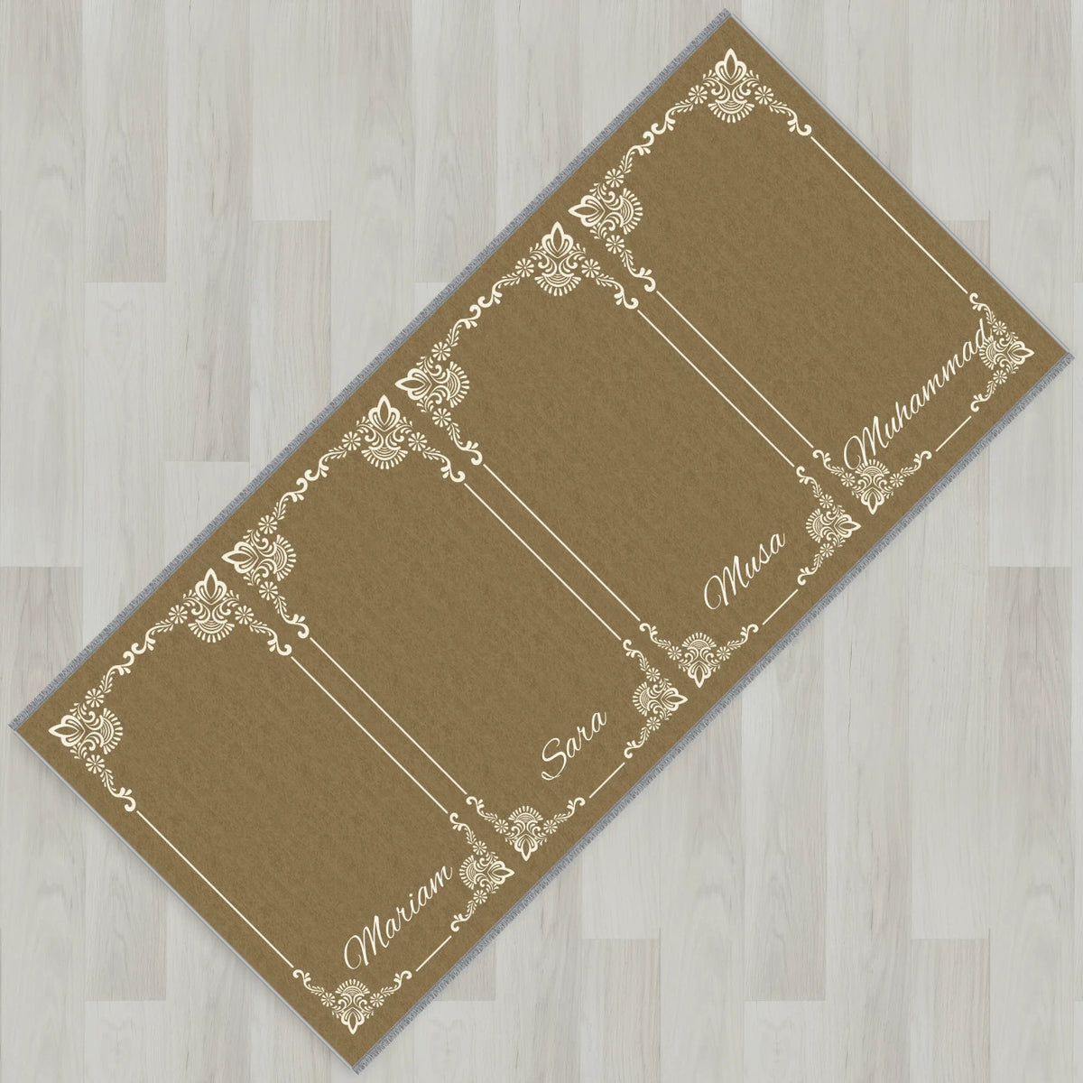 Gilded Frame Personalized Prayer Mat