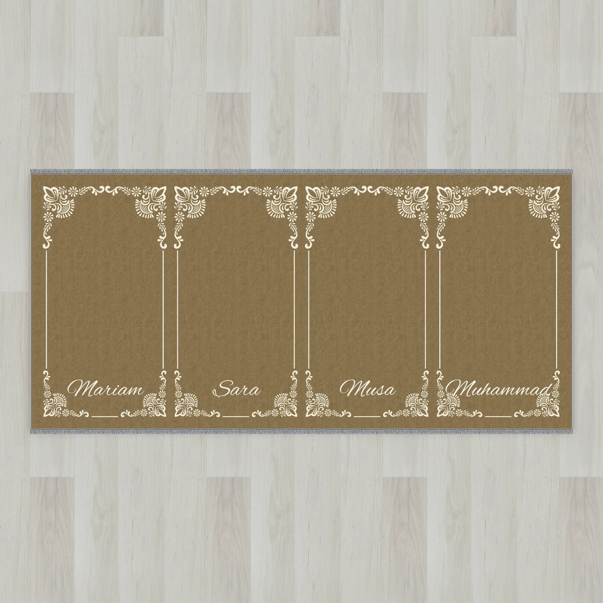 Gilded Frame Personalized Prayer Mat