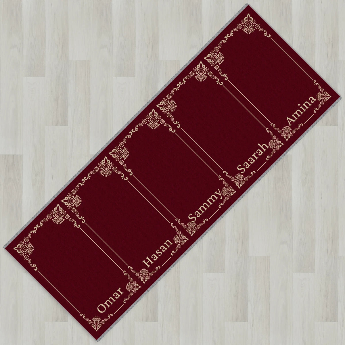 Gilded Frame Personalized Prayer Mat