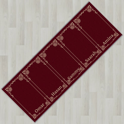 Gilded Frame Personalized Prayer Mat