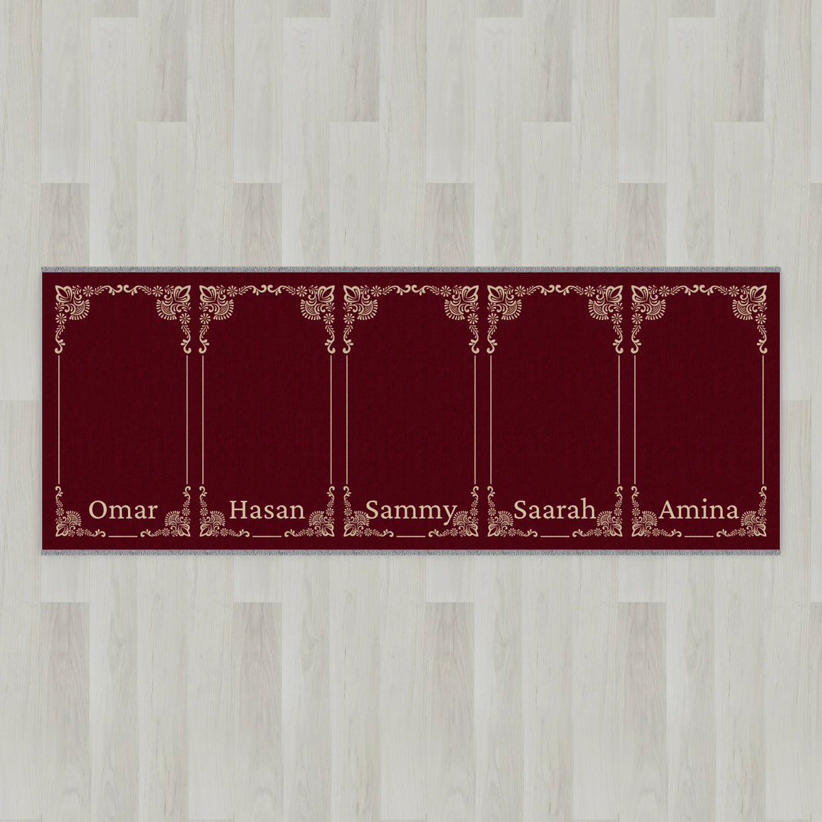 Gilded Frame Personalized Prayer Mat