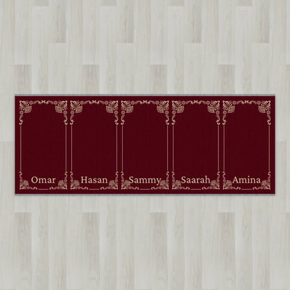 Gilded Frame Personalized Prayer Mat