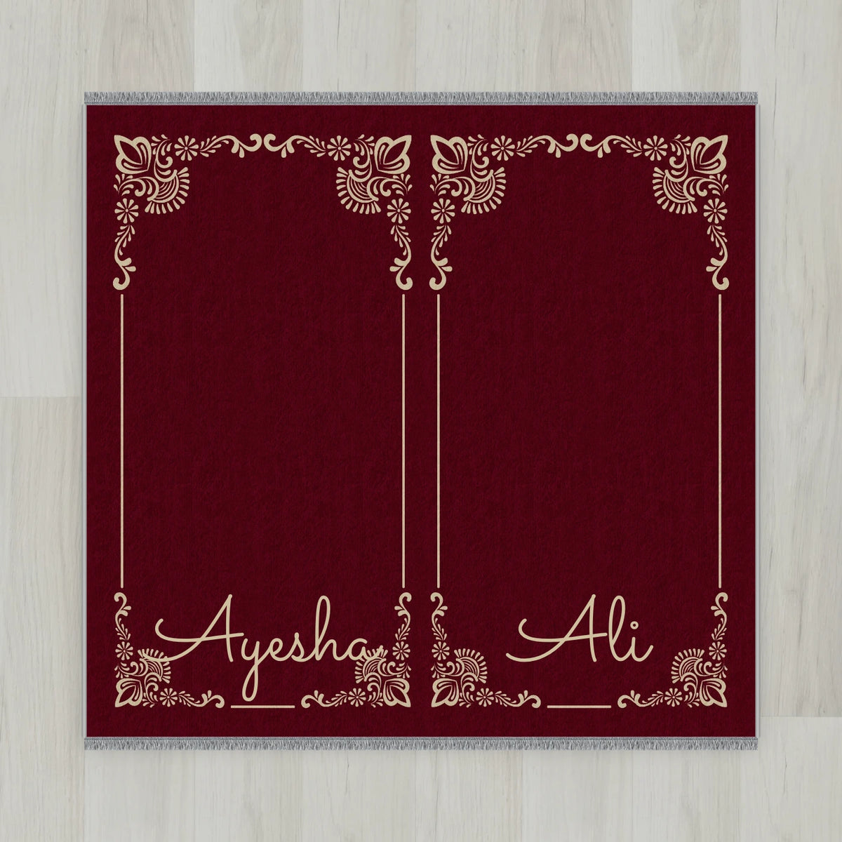 Gilded Frame Personalized Prayer Mat