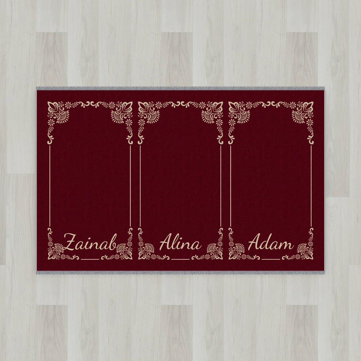 Gilded Frame Personalized Prayer Mat