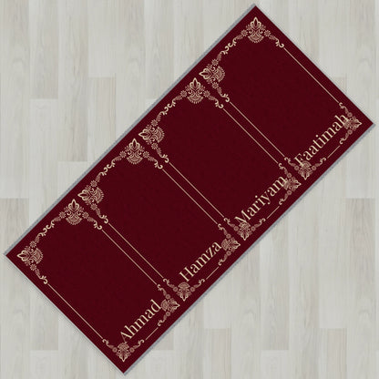 Gilded Frame Personalized Prayer Mat