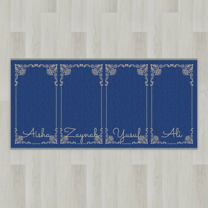 Gilded Frame Personalized Prayer Mat