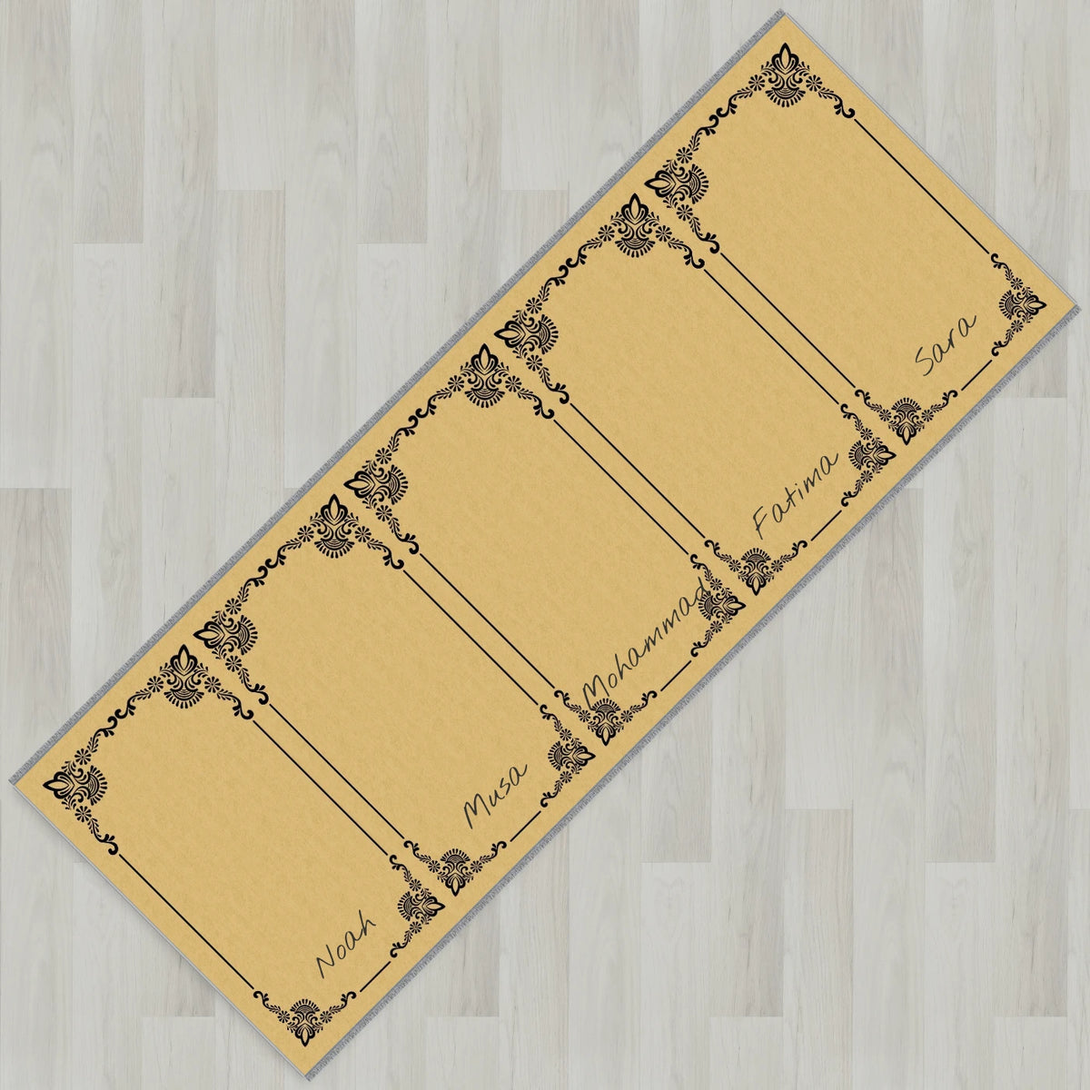 Gilded Frame Personalized Prayer Mat