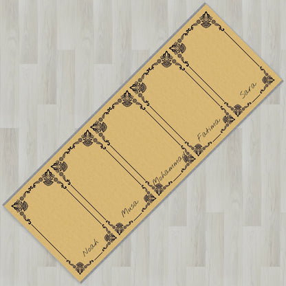 Gilded Frame Personalized Prayer Mat