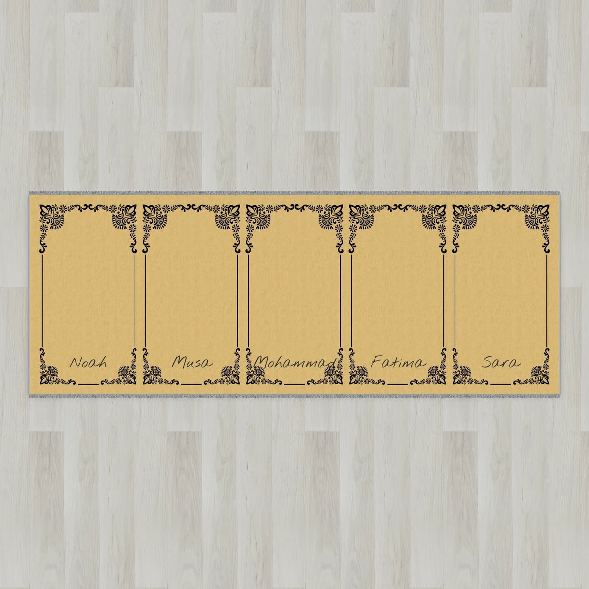 Gilded Frame Personalized Prayer Mat