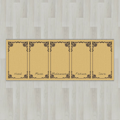 Gilded Frame Personalized Prayer Mat