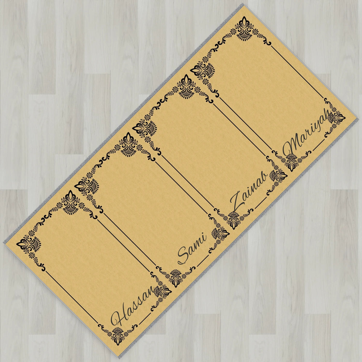 Gilded Frame Personalized Prayer Mat