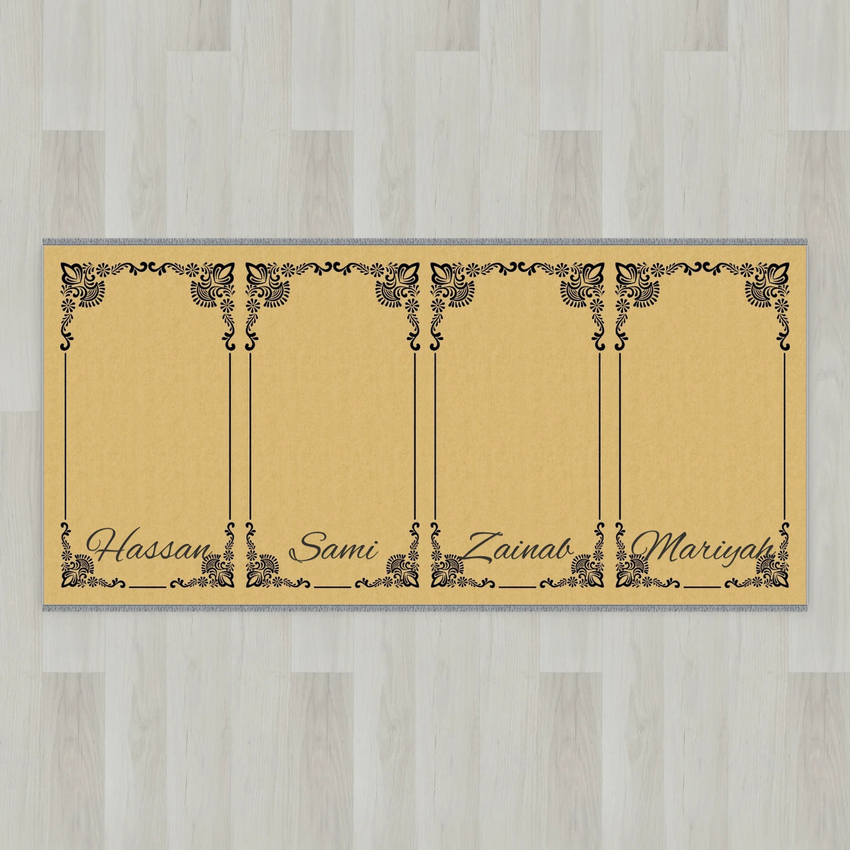 Gilded Frame Personalized Prayer Mat