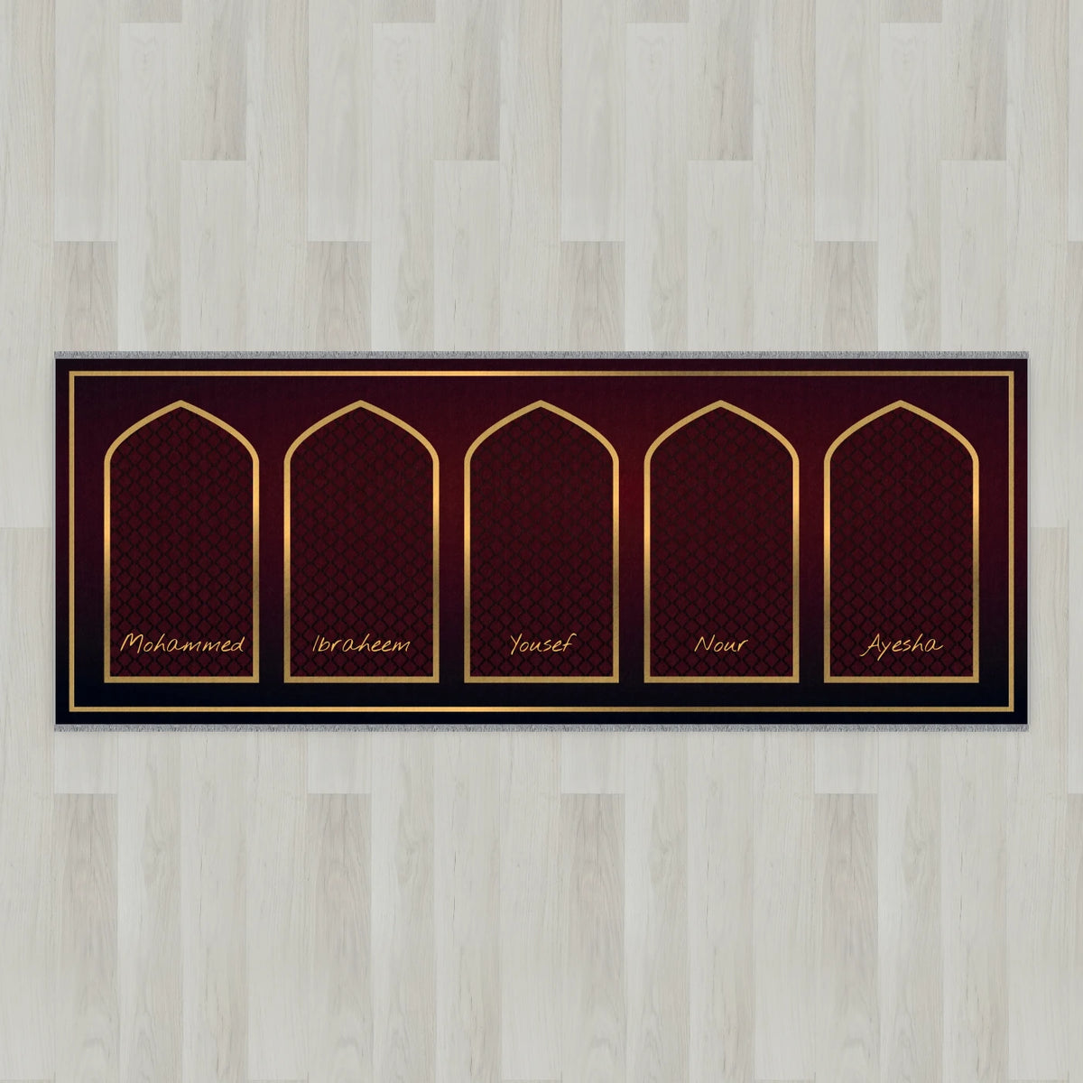 Golden Arch Personalized Prayer Mat