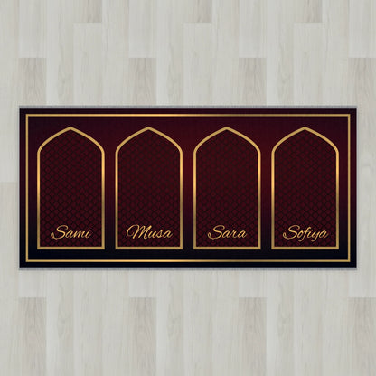 Golden Arch Personalized Prayer Mat