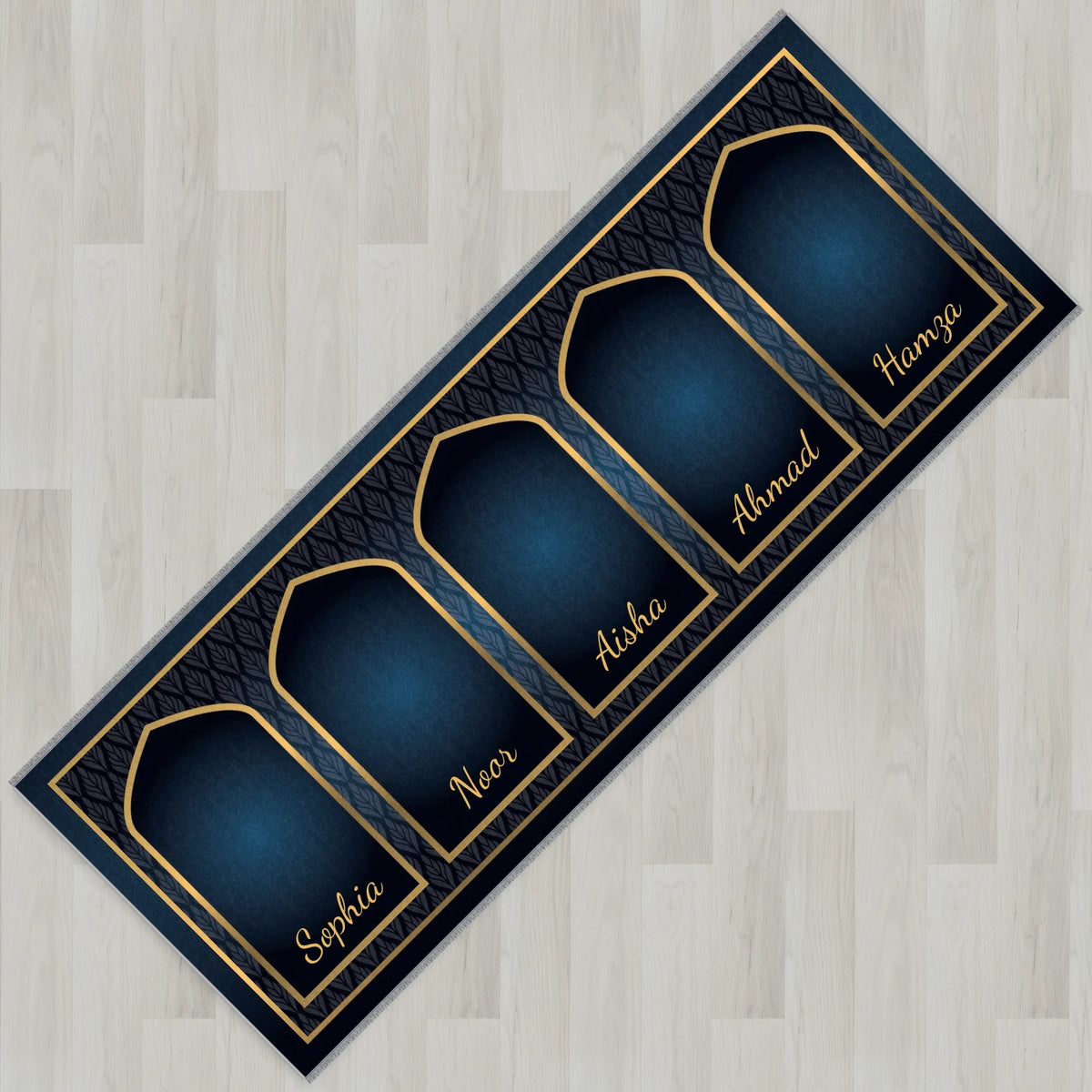 Golden Leaf Personalized Prayer Mat