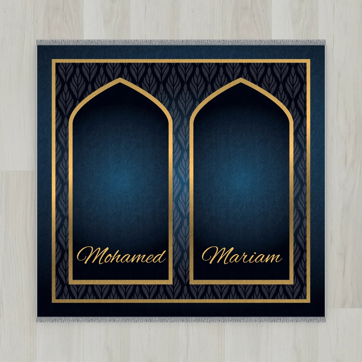 Golden Leaf Personalized Prayer Mat