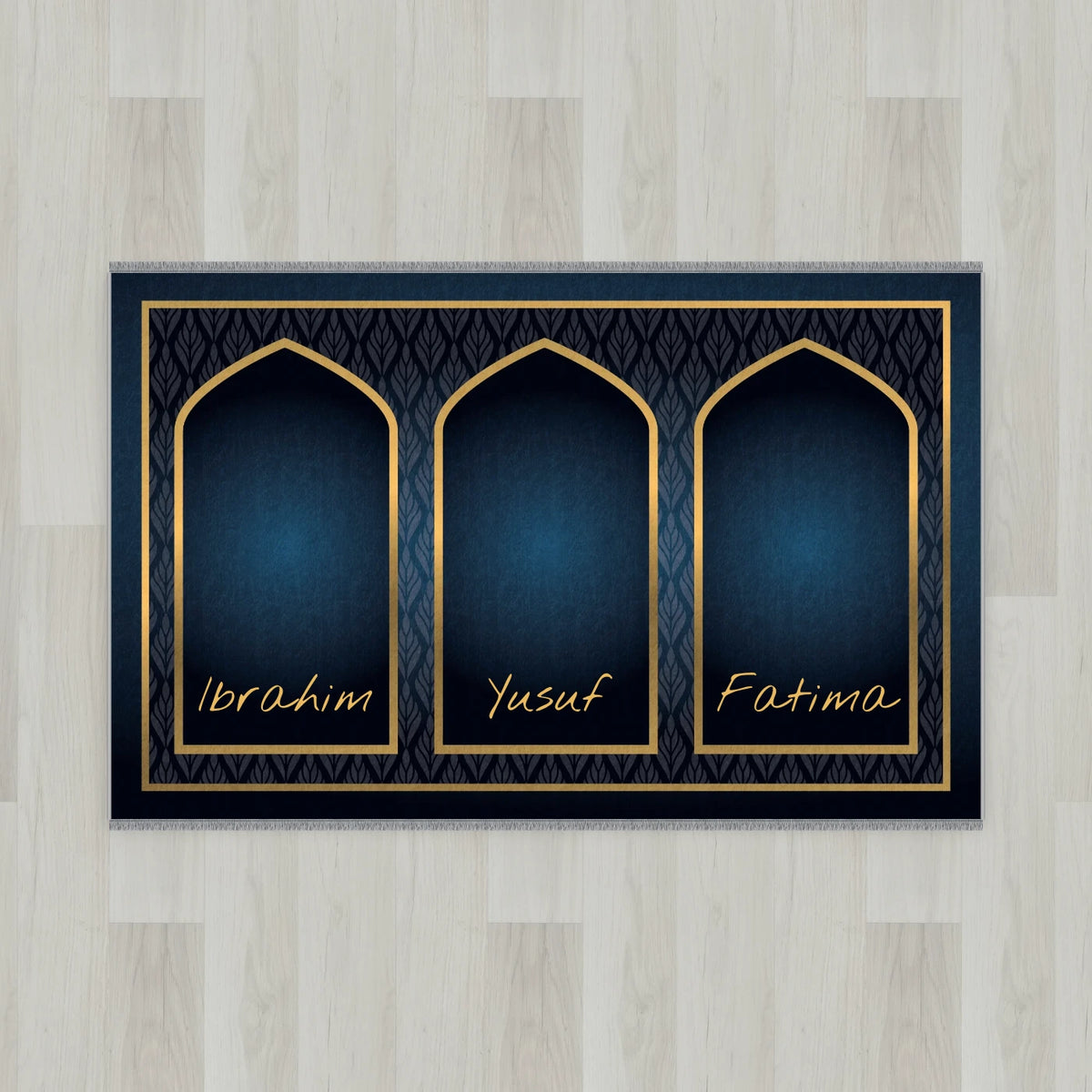 Golden Leaf Personalized Prayer Mat