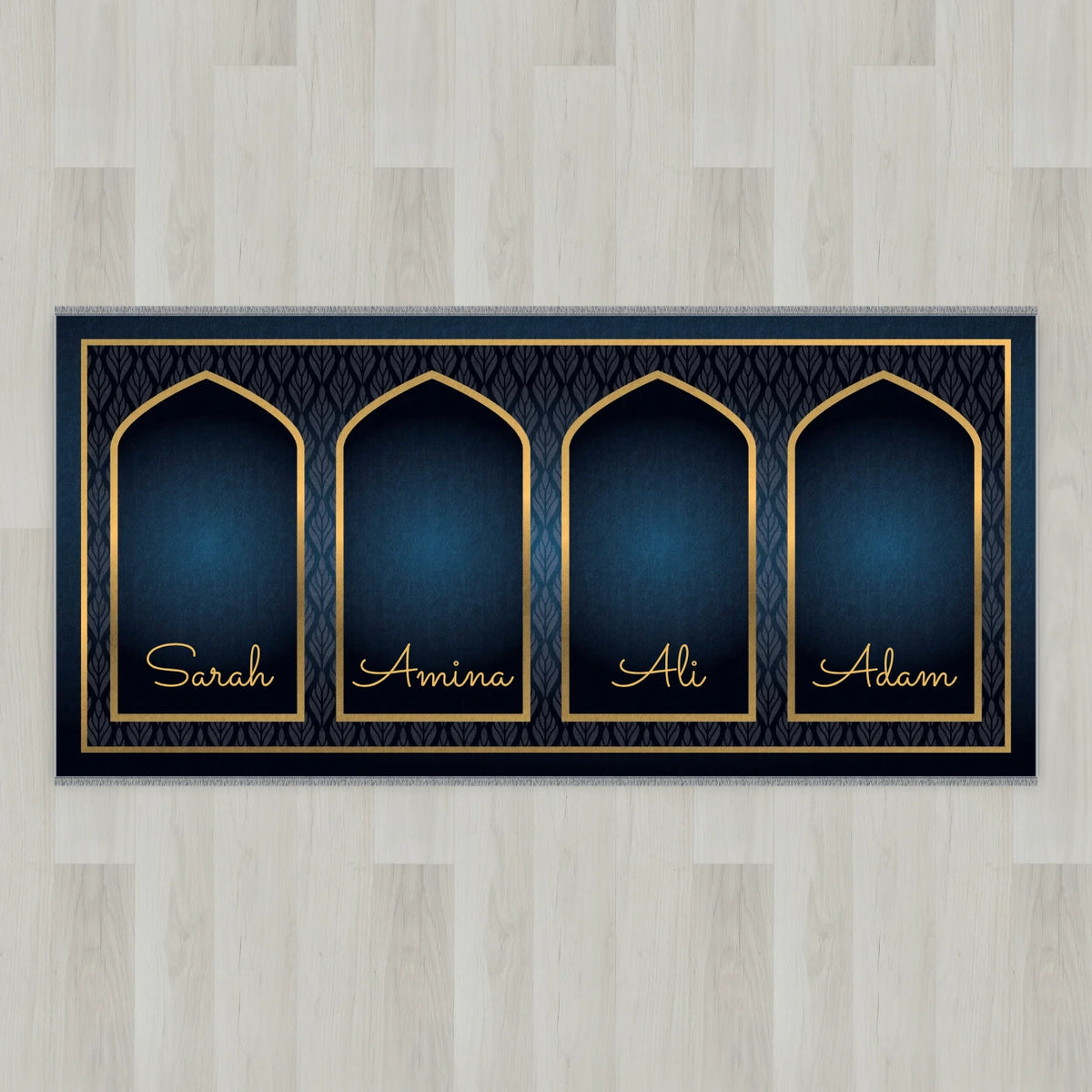 Golden Leaf Personalized Prayer Mat