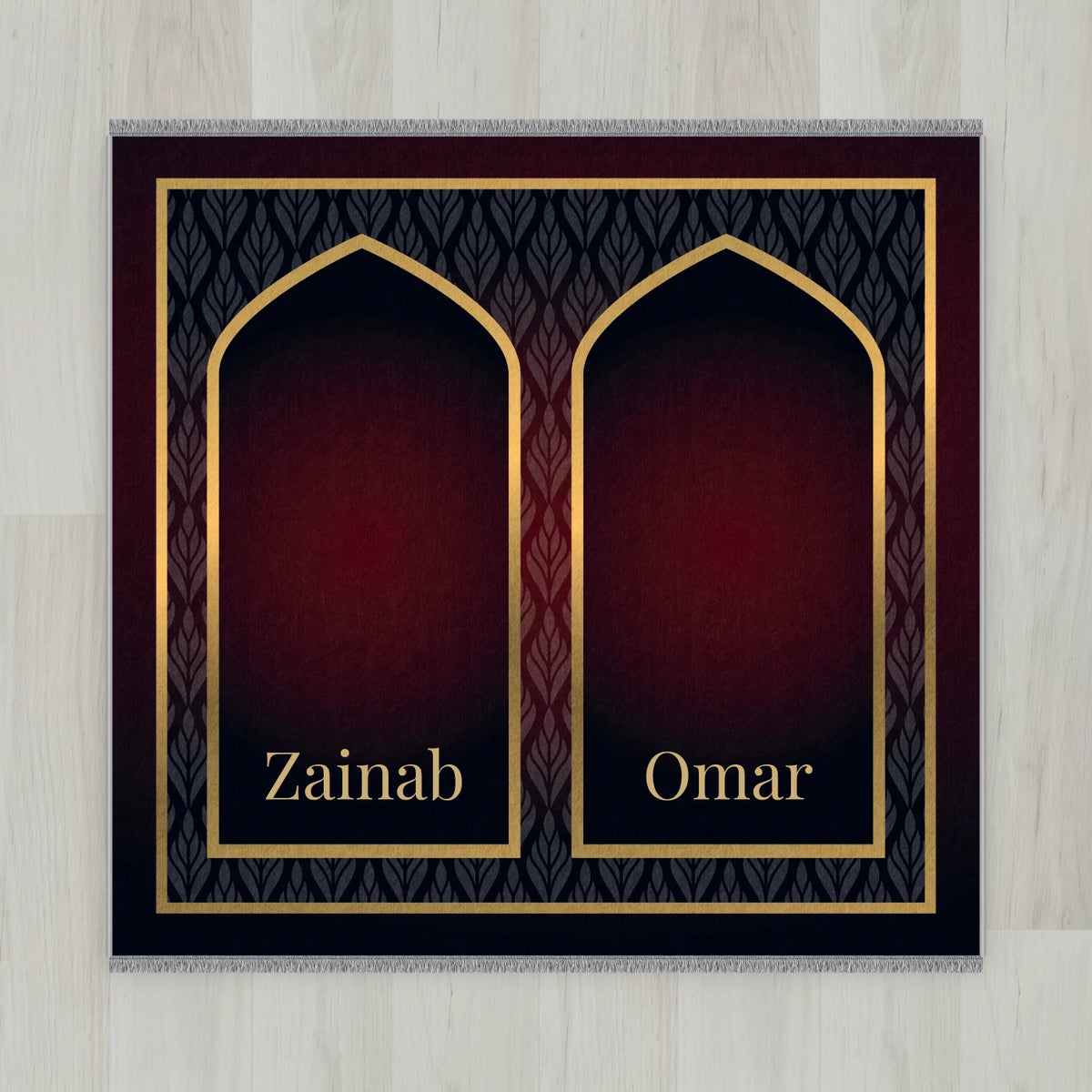 Golden Leaf Personalized Prayer Mat