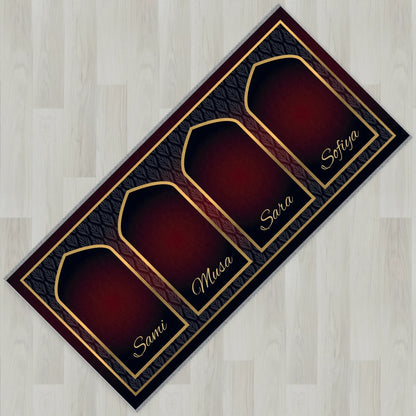 Golden Leaf Personalized Prayer Mat
