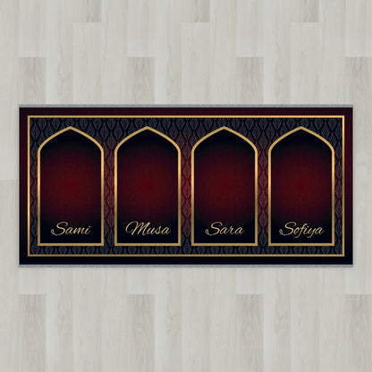 Golden Leaf Personalized Prayer Mat
