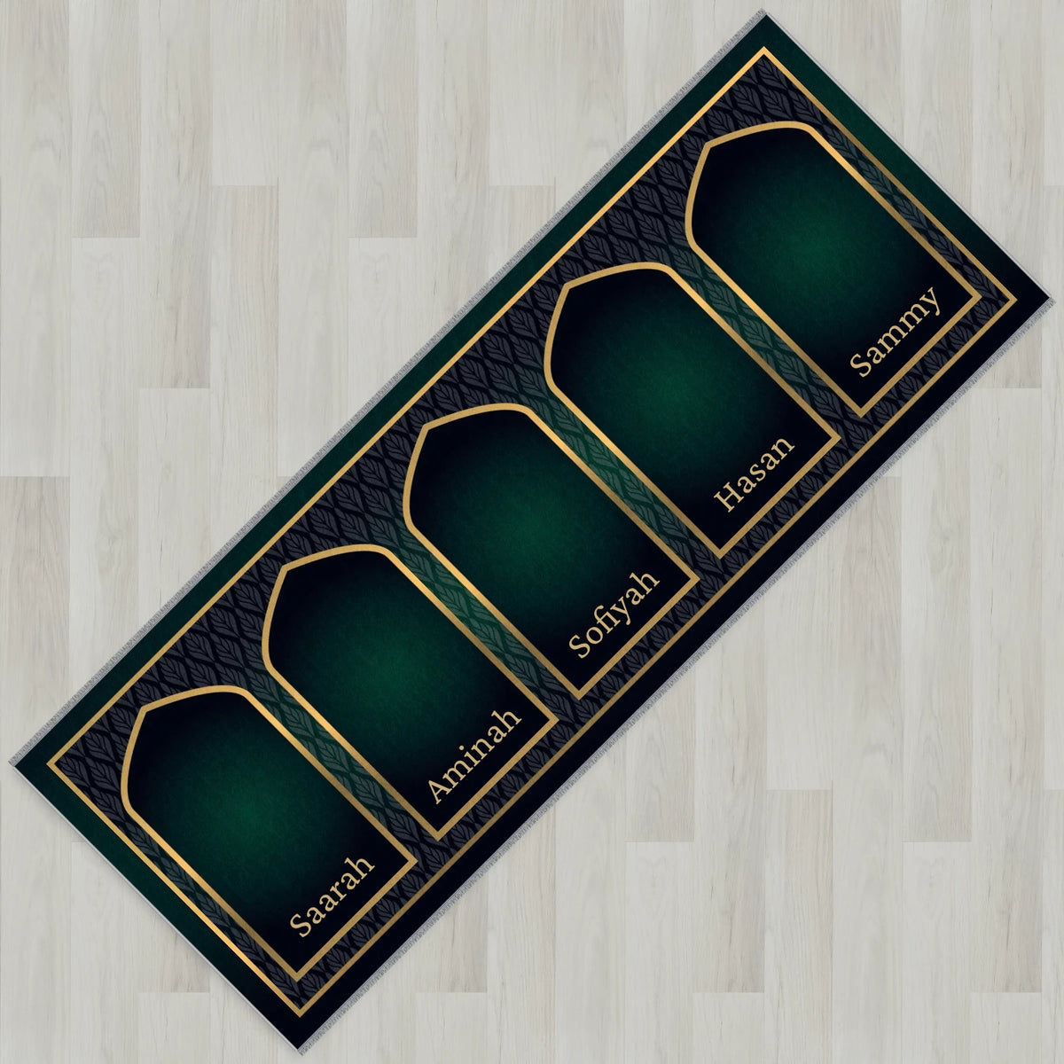 Golden Leaf Personalized Prayer Mat
