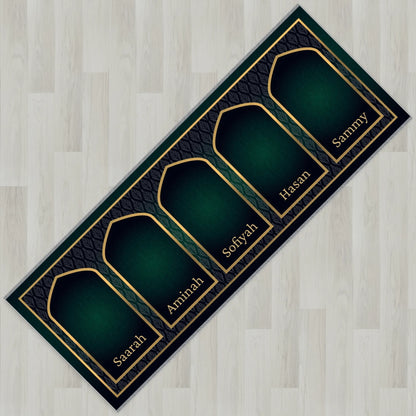 Golden Leaf Personalized Prayer Mat