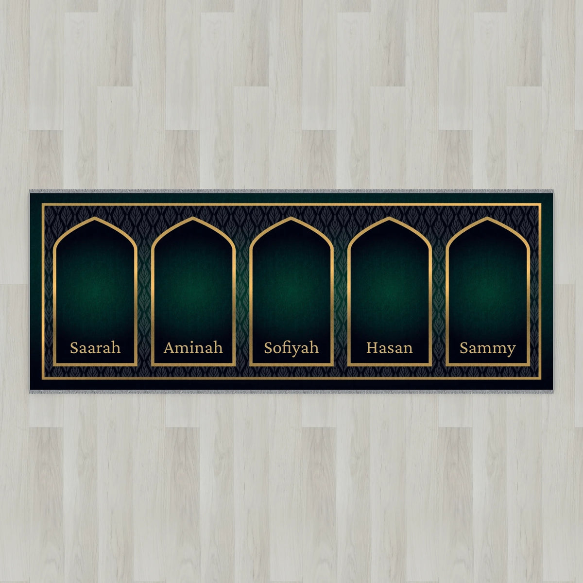Golden Leaf Personalized Prayer Mat