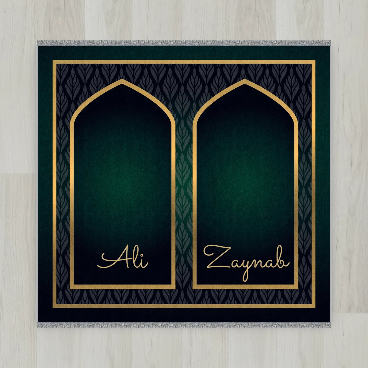 Golden Leaf Personalized Prayer Mat