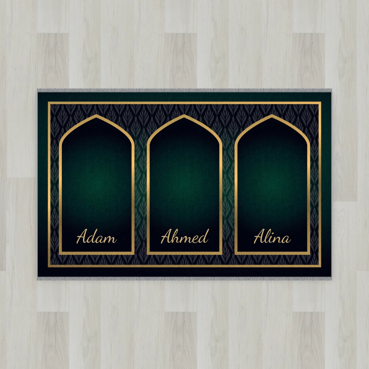 Golden Leaf Personalized Prayer Mat