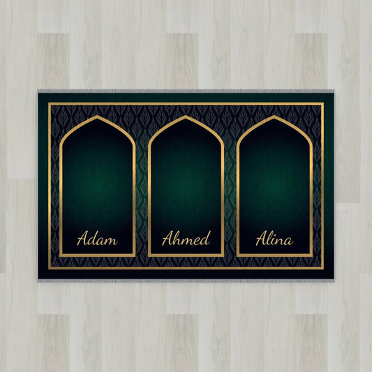 Golden Leaf Personalized Prayer Mat