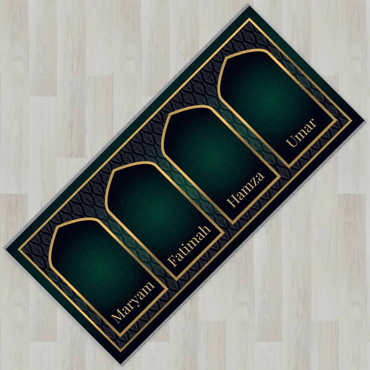 Golden Leaf Personalized Prayer Mat