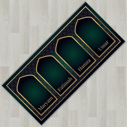 Golden Leaf Personalized Prayer Mat