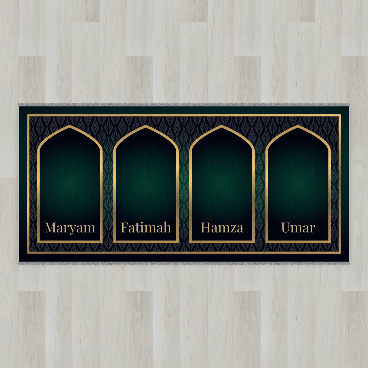 Golden Leaf Personalized Prayer Mat