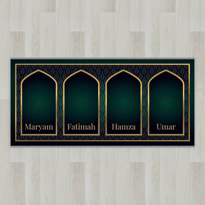 Golden Leaf Personalized Prayer Mat