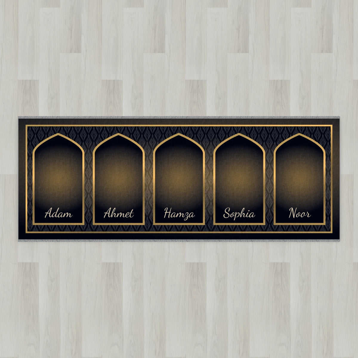 Golden Leaf Personalized Prayer Mat