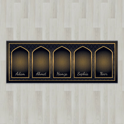 Golden Leaf Personalized Prayer Mat