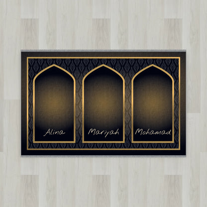 Golden Leaf Personalized Prayer Mat