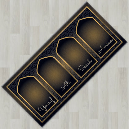 Golden Leaf Personalized Prayer Mat