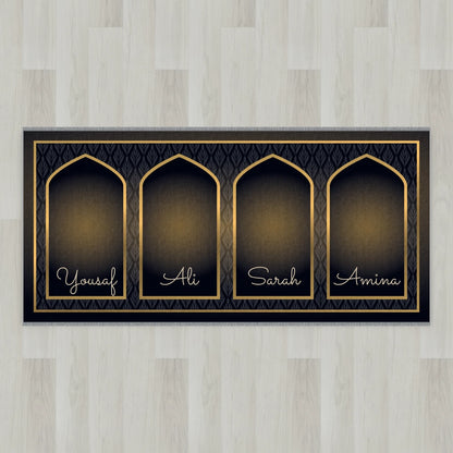 Golden Leaf Personalized Prayer Mat